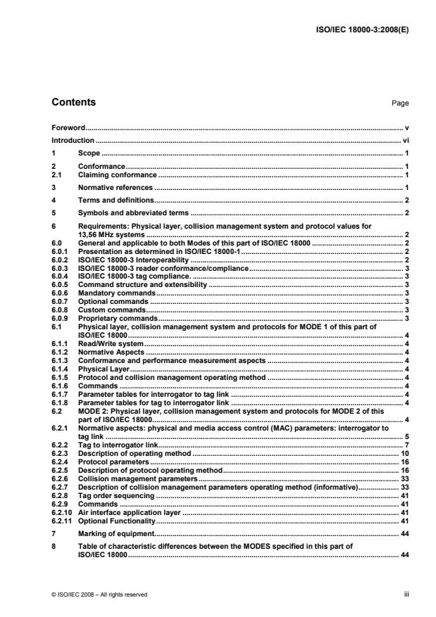 ISO/IEC 18000-3:2008 - Information technology -- Radio frequency identification for item management