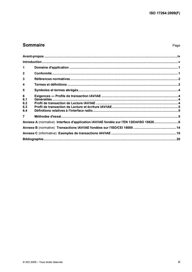 ISO 17264:2009 - Systemes intelligents de transport -- Identification automatique des véhicules et de leurs équipements -- Interfaces