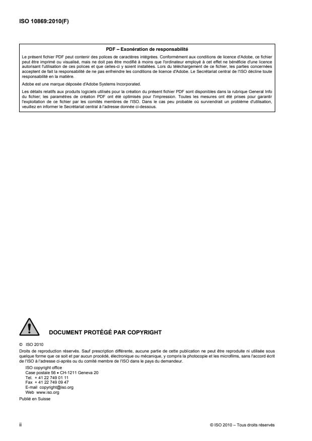 ISO 10869:2010 ISO 10869:2010 - Huile essentielle de pin, Sibérie (Abies sibirica Ledeb.)
Released:11/4/2010 - Page 2 preview