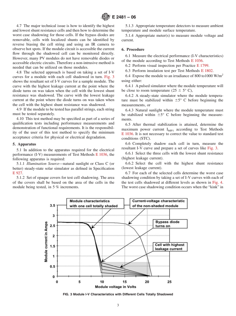 ASTM E2481-06 - Standard Test Method for Hot Spot Protection Testing of Photovoltaic Modules