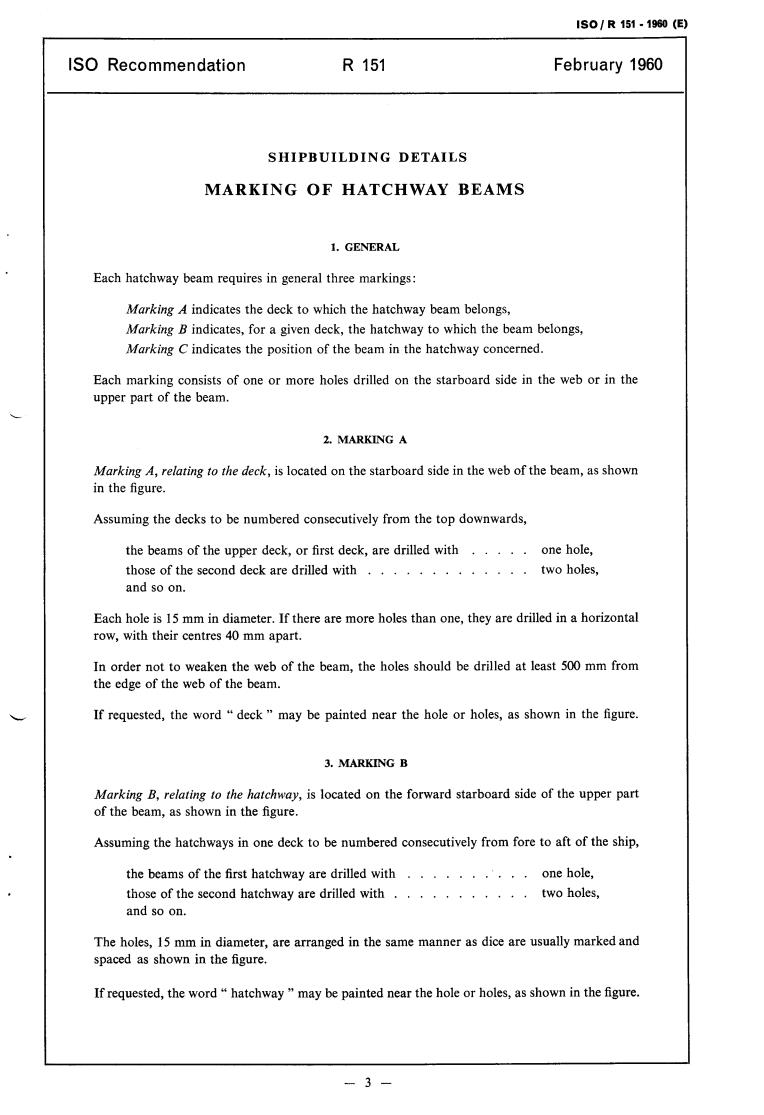 ISO/R 151:1960 - Title missing - Legacy paper document
Released:1/1/1960