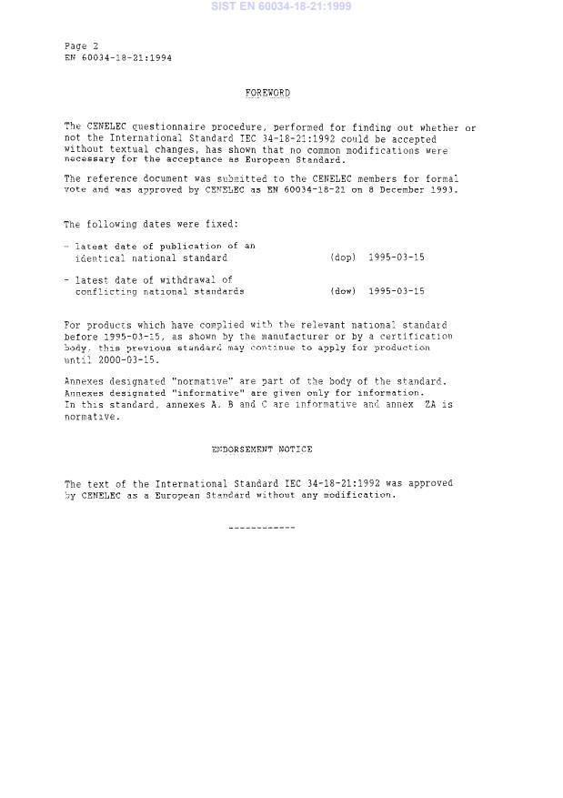 EN 60034-18-21:1994 EN 60034-18-21:1999 - Page 4 preview