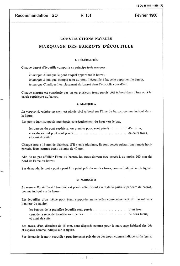 ISO/R 151:1960 - Title missing - Legacy paper document
Released:1/1/1960