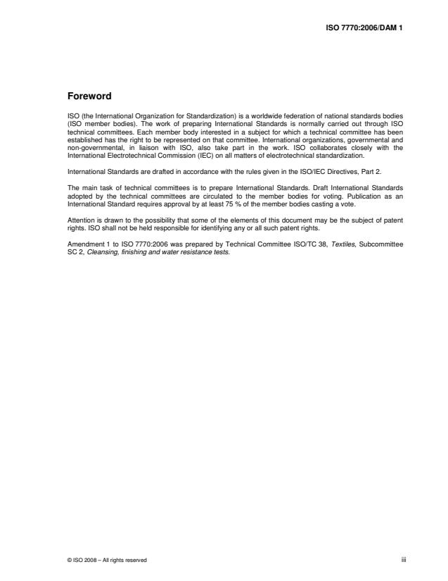 ISO 7770:2006/DAmd 1