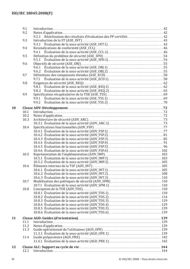 ISO/IEC 18045:2008 ISO/IEC 18045:2008 - Technologies de l'information -- Techniques de sécurité -- Méthodologie pour l'évaluation de sécurité TI - Page 4 preview
