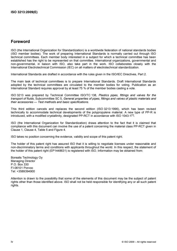 ISO 3213:2009 ISO 3213:2009 - Polypropylene (PP) pipes -- Effect of time and temperature on the expected strength - Page 4 preview