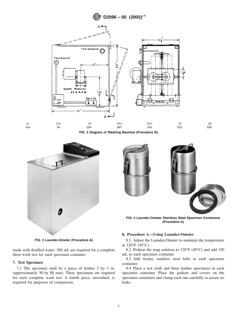 ASTM D2096-00(2005)e1 - Standard Test Method for Colorfastness and Transfer of Color in the Washing of Leather