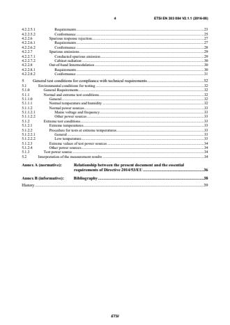 SIST EN 303 084 V2.1.1:2016 ETSI EN 303 084 V2.1.1 (2016-08) - Ground Based Augmentation System (GBAS) VHF ground-air Data Broadcast (VDB); Technical characteristics and methods of measurement for ground-based equipment; Harmonised Standard covering the essential requirements of article 3.2 of the Directive 2014/53/EU - Page 4 preview