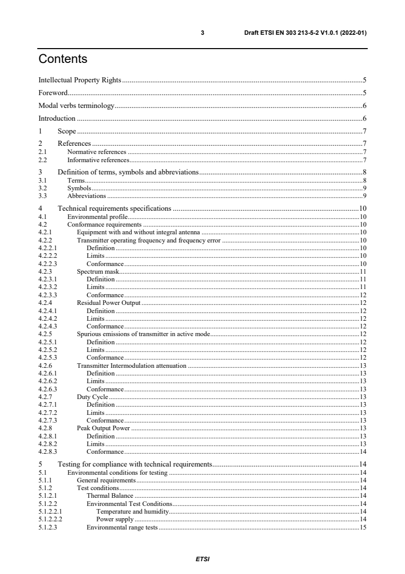 ETSI EN 303 213-5-2 V1.0.1 (2022-01) - Advanced Surface Movement Guidance and Control System (A-SMGCS); Part 5: Harmonised Standard for access to radio spectrum for Multilateration (MLAT) equipment; Sub-part 2: Reference and Vehicle Transmitters