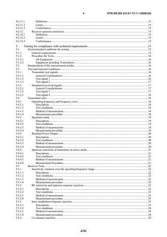 SIST EN 303 213-5-1 V1.1.1:2020 ETSI EN 303 213-5-1 V1.1.1 (2020-03) - Advanced Surface Movement Guidance and Control System (A-SMGCS); Part 5: Harmonised Standard for access to radio spectrum for Multilateration (MLAT) equipment; Sub-part 1: Receivers and Interrogators - Page 4 preview