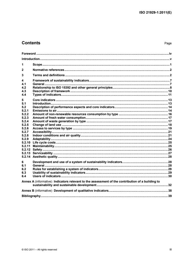 ISO 21929-1:2011 - Sustainability in building construction -- Sustainability indicators
