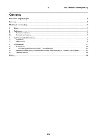 ETSI SR 000 314 V2.17.1 (2015-03) - Intellectual Property Rights (IPRs); Essential, or potentially Essential, IPRs notified to ETSI in respect of ETSI standards