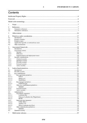 ETSI GR QSC 001 V1.1.1 (2016-07) - Quantum-Safe Cryptography (QSC); Quantum-safe algorithmic framework