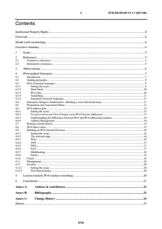 ETSI GR IP6 001 V1.1.1 (2017-06) - IPv6 Deployment in the Enterprise
