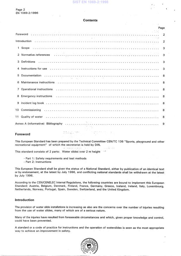 EN 1069-2:1996 EN 1069-2:1998 - Page 4 preview