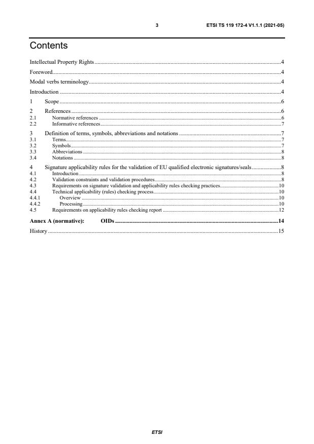 ETSI TS 119 172-4 V1.1.1 (2021-05) - Electronic Signatures and Infrastructures (ESI); Signature Policies; Part 4: Signature applicability rules (validation policy) for European qualified electronic signatures/seals using trusted lists
