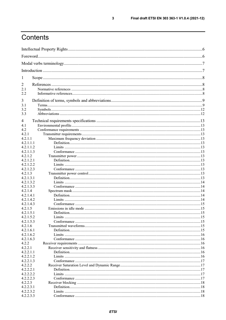 ETSI EN 303 363-1 V1.0.4 (2021-12) - Air Traffic Control Surveillance Radar Sensors; Secondary Surveillance Radar (SSR); Harmonised Standard for access to radio spectrum; Part 1: SSR Interrogator