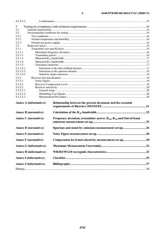 SIST EN 303 364-2 V1.1.1:2021 ETSI EN 303 364-2 V1.0.1 (2020-11) - Primary Surveillance Radar (PSR); Harmonised Standard for access to radio spectrum; Part 2: Air Traffic Control (ATC) PSR sensors operating in the frequency band 2 700 MHz to 3 100 MHz (S band) - Page 4 preview