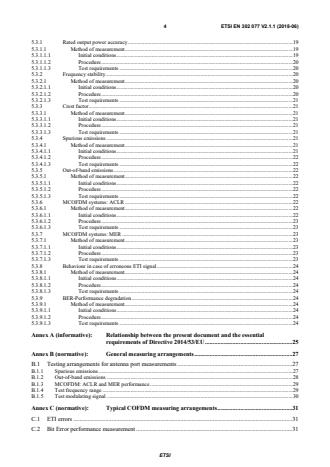 SIST EN 302 077 V2.1.1:2018 ETSI EN 302 077 V2.1.1 (2018-06) - Transmitting equipment for the Digital Audio Broadcasting (DAB) service; Harmonised Standard for access to radio spectrum - Page 4 preview