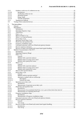 SIST EN 303 396 V1.1.1:2017 ETSI EN 303 396 V1.1.1 (2016-10) - Short Range Devices; Measurement Techniques for Automotive and Surveillance Radar Equipment - Page 4 preview