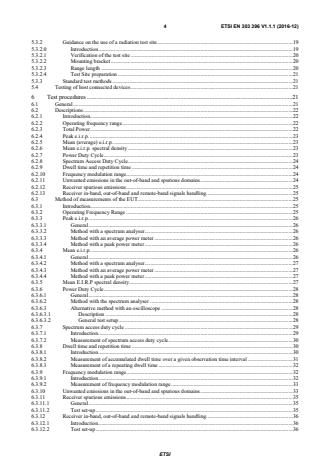 SIST EN 303 396 V1.1.1:2017 ETSI EN 303 396 V1.1.1 (2016-12) - Short Range Devices; Measurement Techniques for Automotive and Surveillance Radar Equipment - Page 4 preview
