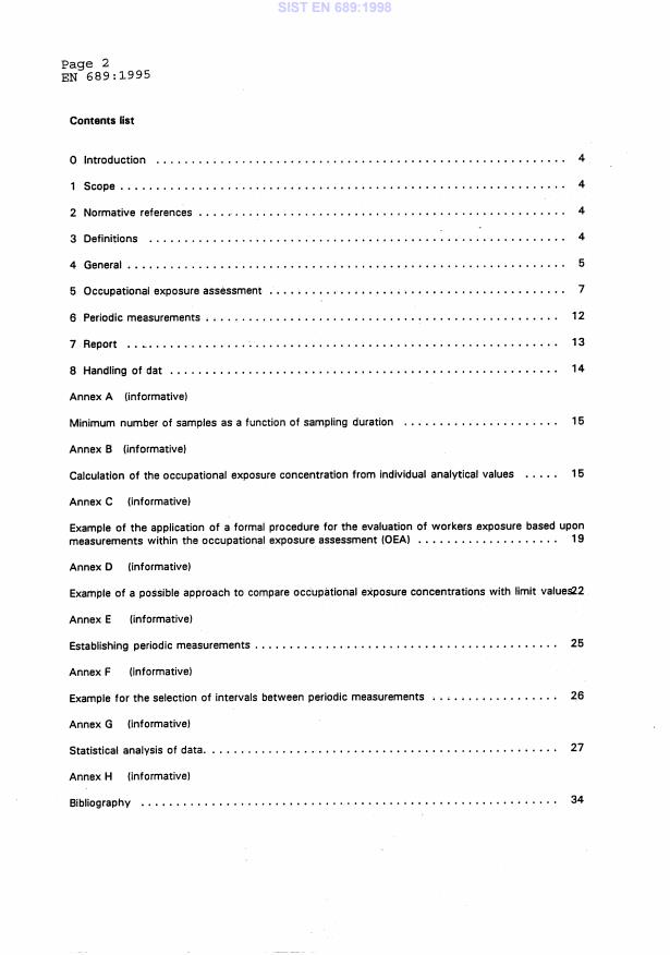EN 689:1995 EN 689:1998 - Page 4 preview