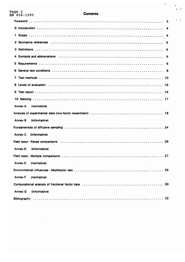EN 838:1995 EN 838:1998 - Page 4 preview