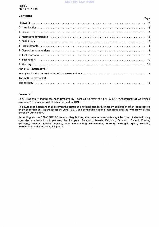 EN 1231:1996 EN 1231:1999 - Page 4 preview