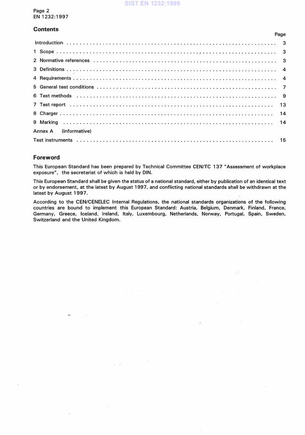 EN 1232:1997 EN 1232:1999 - Page 4 preview