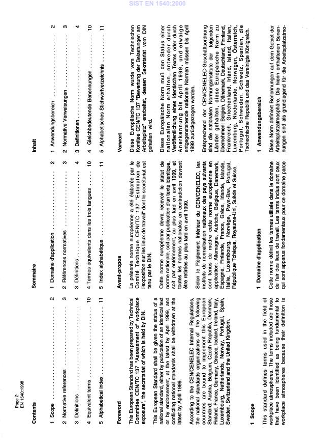 EN 1540:1998 EN 1540:2000 - Page 4 preview