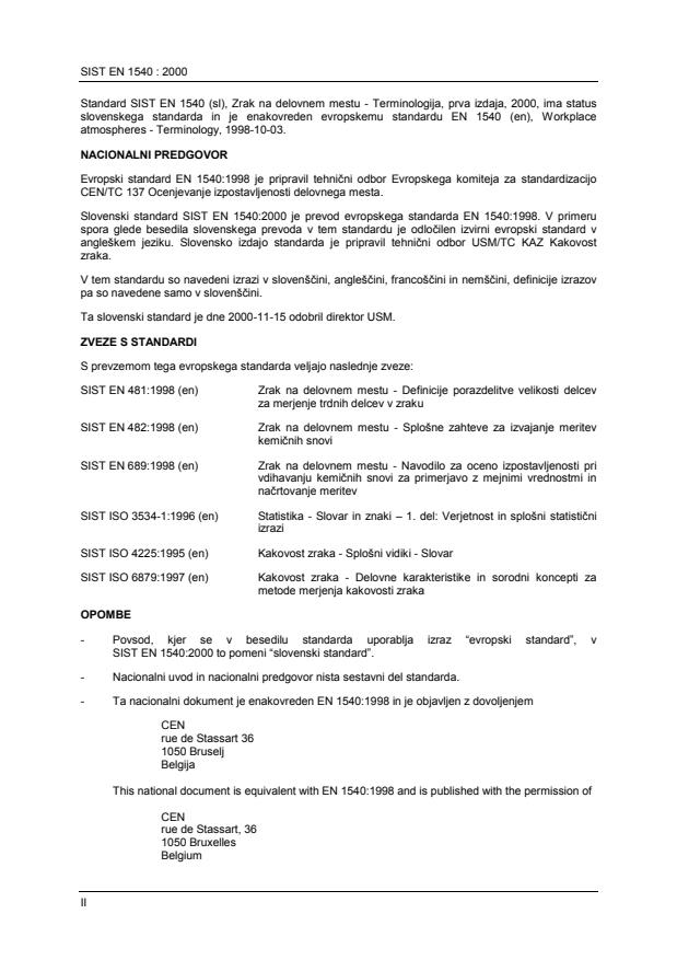EN 1540:1998 EN 1540:2000 - Page 2 preview