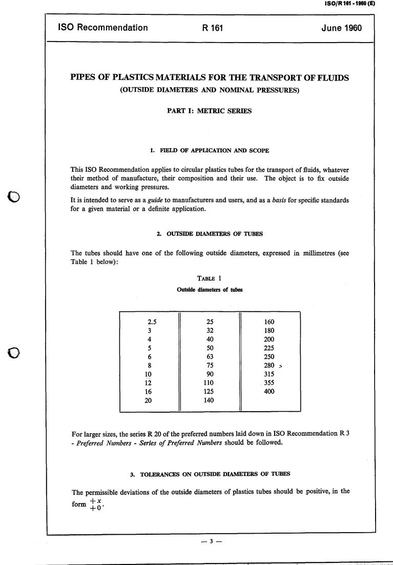 ISO/R 161:1960 - Title missing - Legacy paper document
Released:1/1/1960