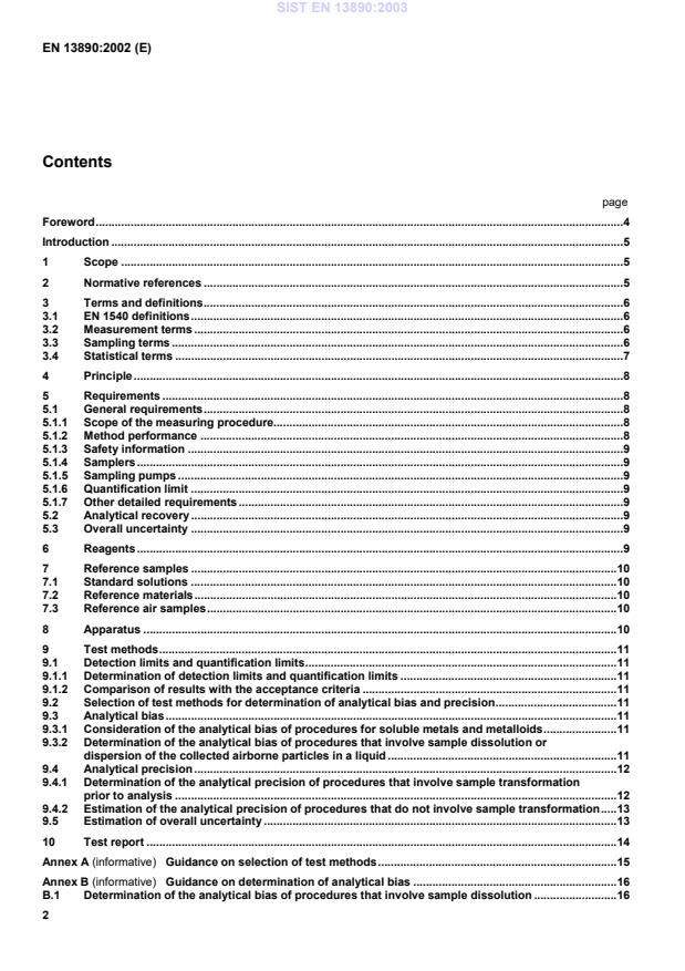 EN 13890:2002 EN 13890:2003 - Page 4 preview