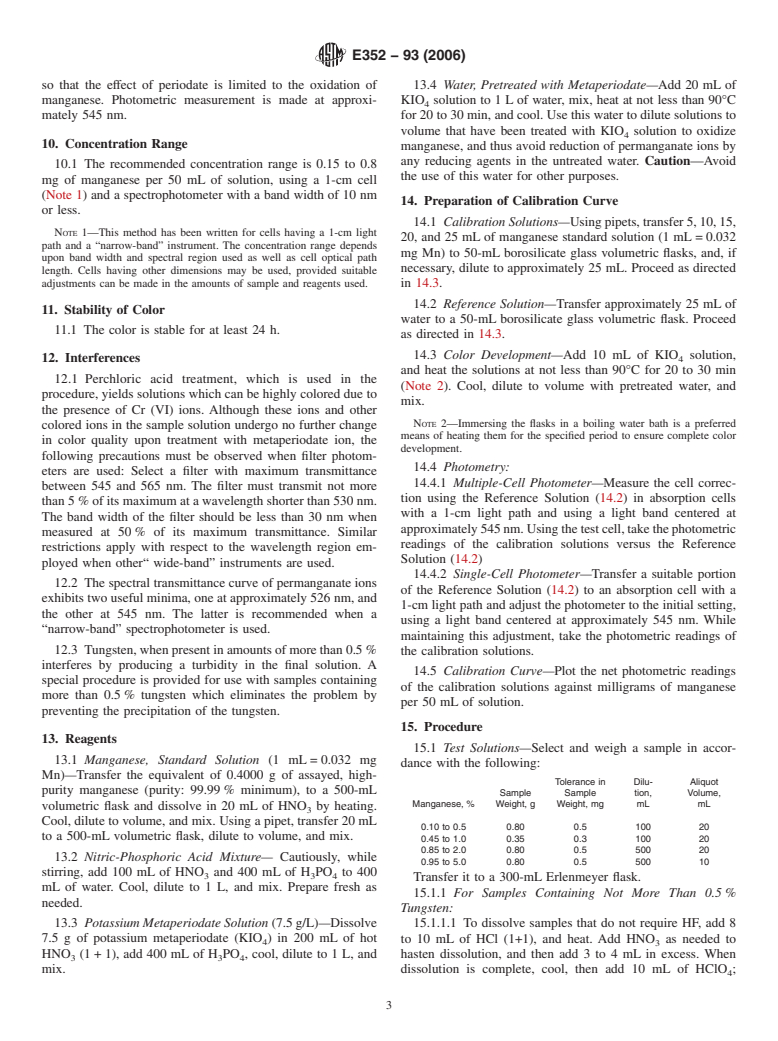 ASTM E352-93(2006) - Standard Test Methods for Chemical Analysis of Tool Steels and Other Similar Medium- and High-Alloy Steels