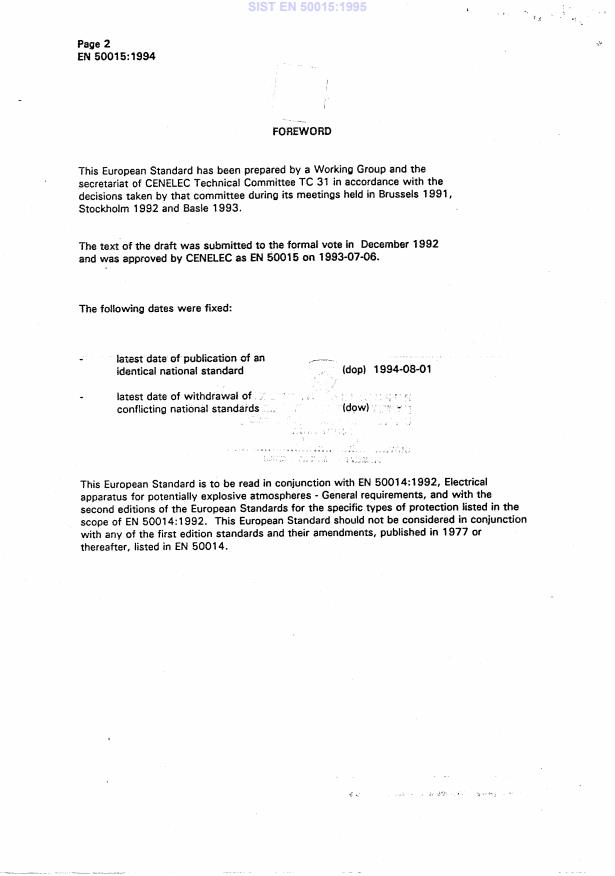 EN 50015:1994 EN 50015:1995 - Page 4 preview