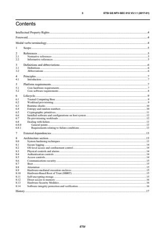 ETSI GS NFV-SEC 012 V3.1.1 (2017-01) - Network Functions Virtualisation (NFV) Release 3; Security; System architecture specification for execution of sensitive NFV components