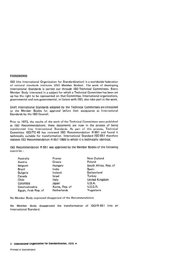 ISO 651:1975 ISO 651:1975 - Solid-stem calorimeter thermometers - Page 2 preview