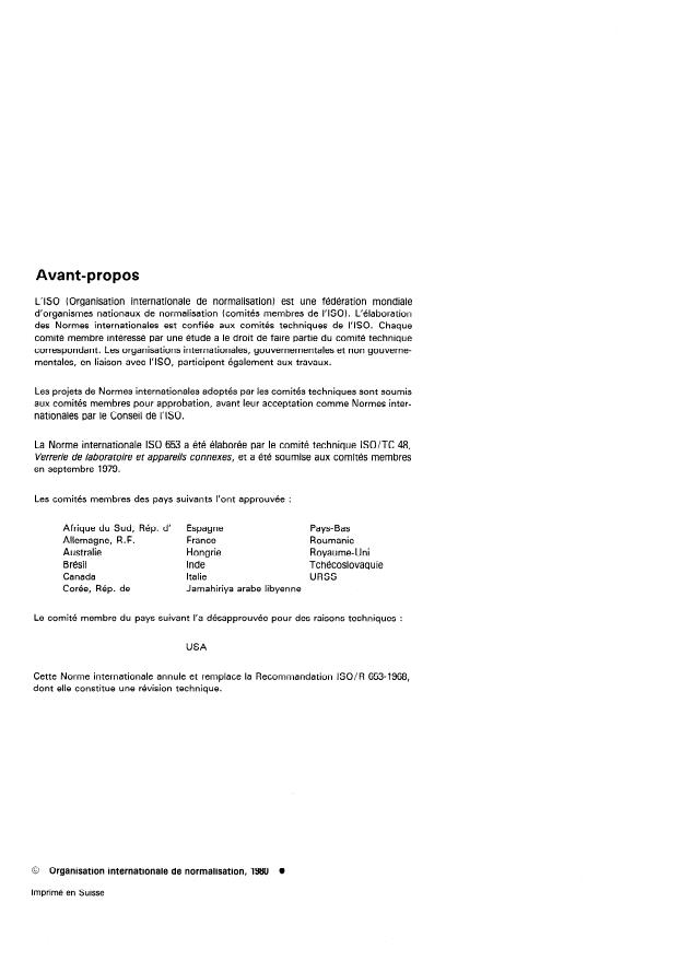 ISO 653:1980 ISO 653:1980 - Thermometres de précision, sur tige, type long - Page 2 preview