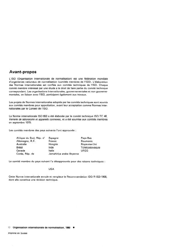 ISO 653:1980 ISO 653:1980 - Thermometres de précision, sur tige, type long - Page 2 preview