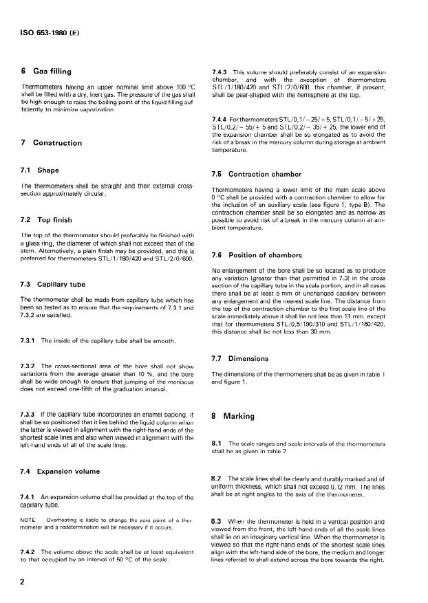 ISO 653:1980 ISO 653:1980 - Long solid-stem thermometers for precision use - Page 4 preview