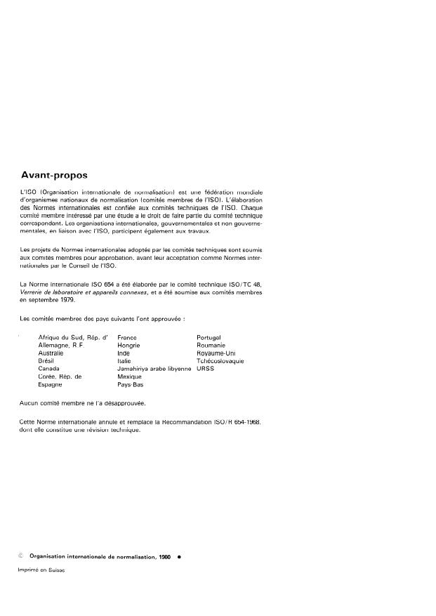 ISO 654:1980 ISO 654:1980 - Thermometres de précision, sur tige, type court - Page 2 preview