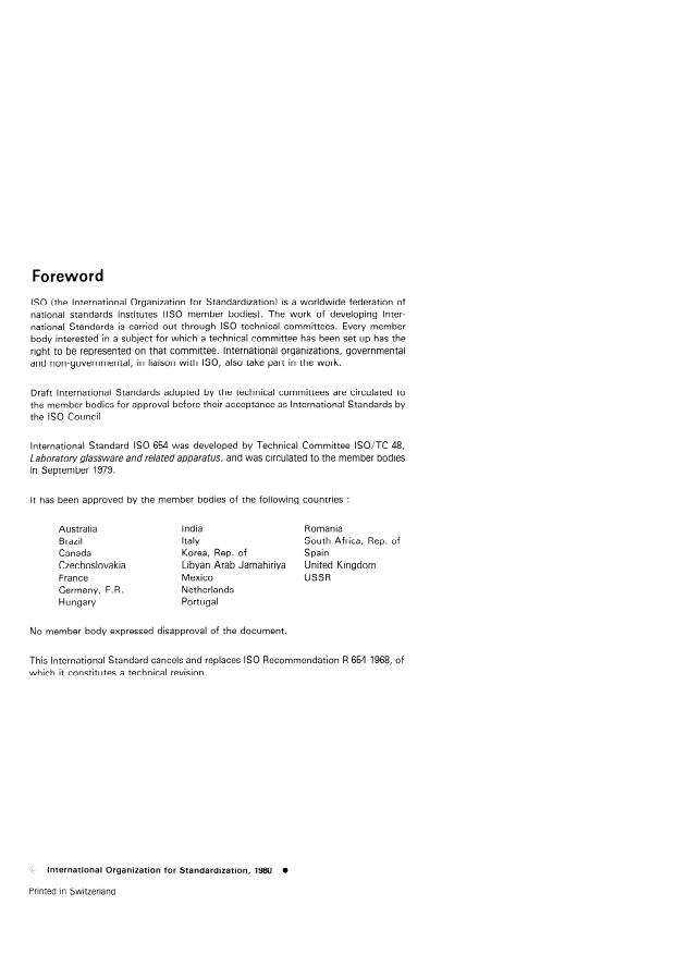 ISO 654:1980 ISO 654:1980 - Short solid-stem thermometers for precision use - Page 2 preview