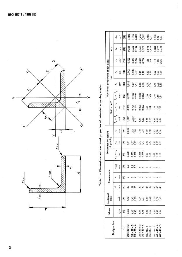 ISO 657-1:1989 ISO 657-1:1989 - Hot-rolled steel sections - Page 4 preview
