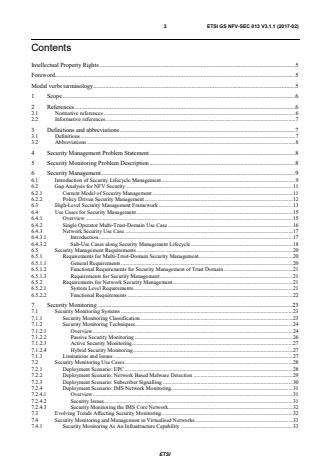 ETSI GS NFV-SEC 013 V3.1.1 (2017-02) - Network Functions Virtualisation (NFV) Release 3; Security ; Security Management and Monitoring specification