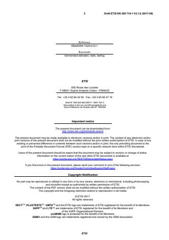 SIST EN 300 718-1 V2.1.1:2018 ETSI EN 300 718-1 V2.1.0 (2017-09) - Avalanche Beacons operating at 457 kHz; Transmitter-receiver systems; Part 1: Harmonised Standard for access to radio spectrum - Page 2 preview