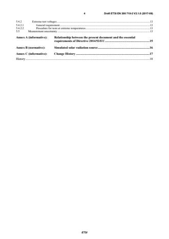 SIST EN 300 718-2 V2.1.1:2018 ETSI EN 300 718-2 V2.1.0 (2017-09) - Avalanche Beacons operating at 457 kHz; Transmitter-receiver systems; Part 2: Harmonised Standard for features for emergency services - Page 4 preview