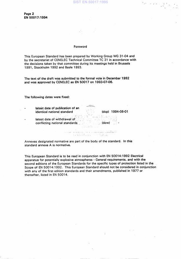 EN 50017:1994 EN 50017:1995 - Page 4 preview