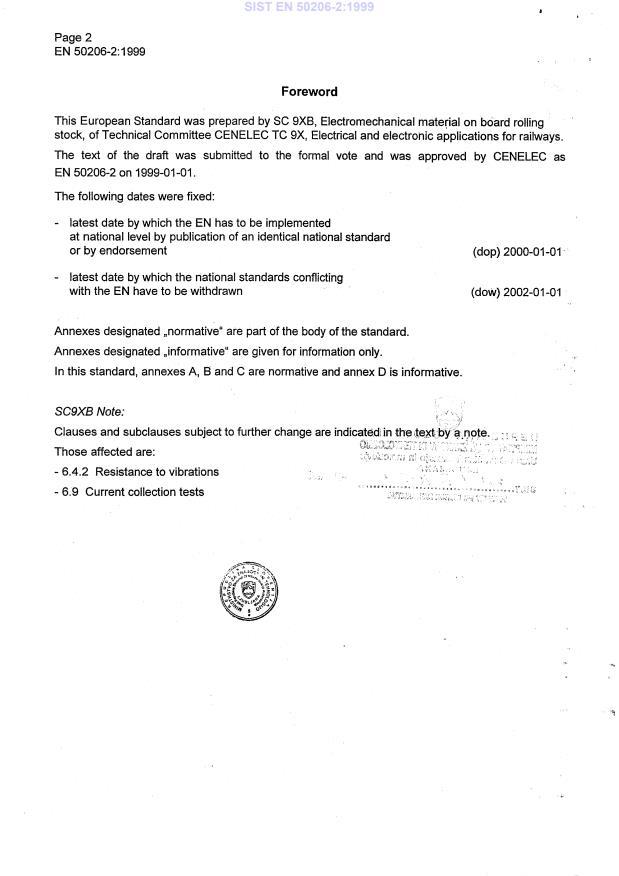 EN 50206-2:1999 EN 50206-2:1999 - Page 4 preview