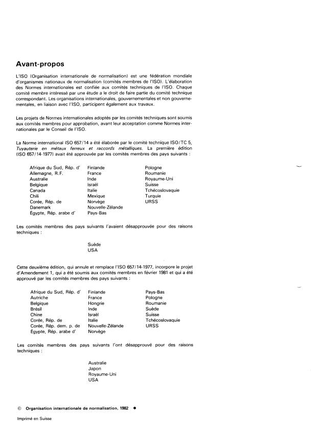 ISO 657-14:1982 ISO 657-14:1982 - Profilés en acier laminés a chaud - Page 2 preview