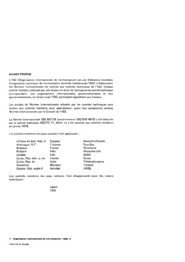 ISO 657-18:1980 ISO 657-18:1980 - Profilés en acier laminés a chaud - Page 2 preview